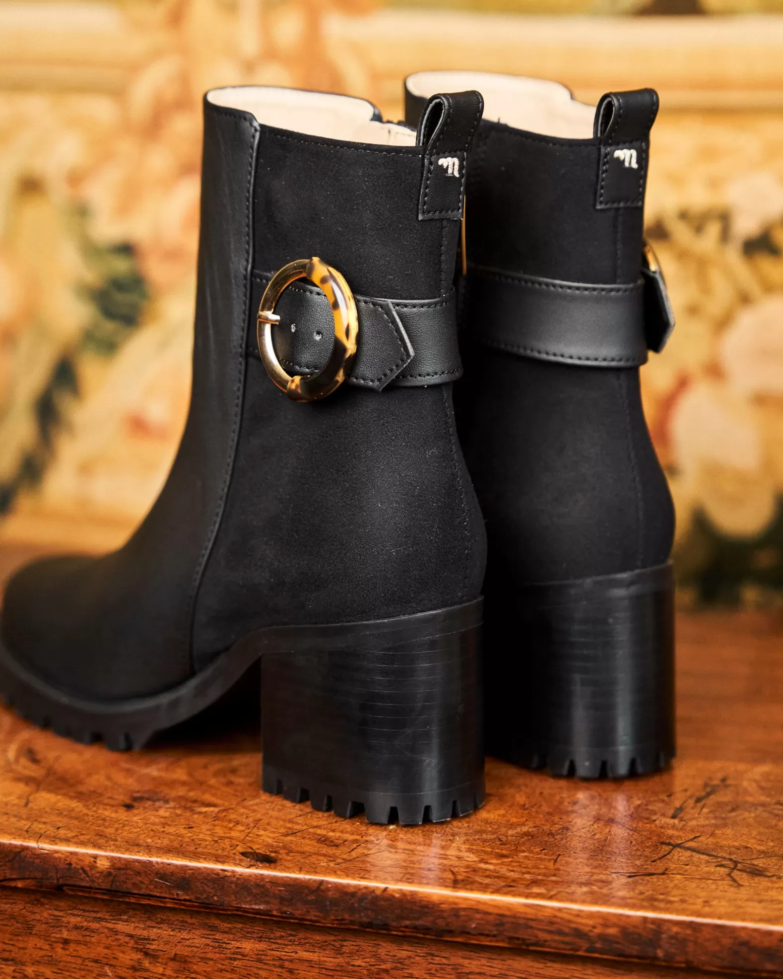 Minuit sur Terre Hercule Noir< Heeled Boots